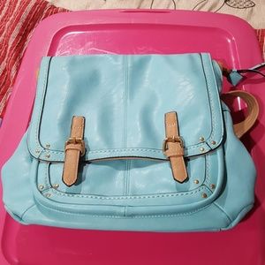 Simply Noelle Tourquose Leather bag